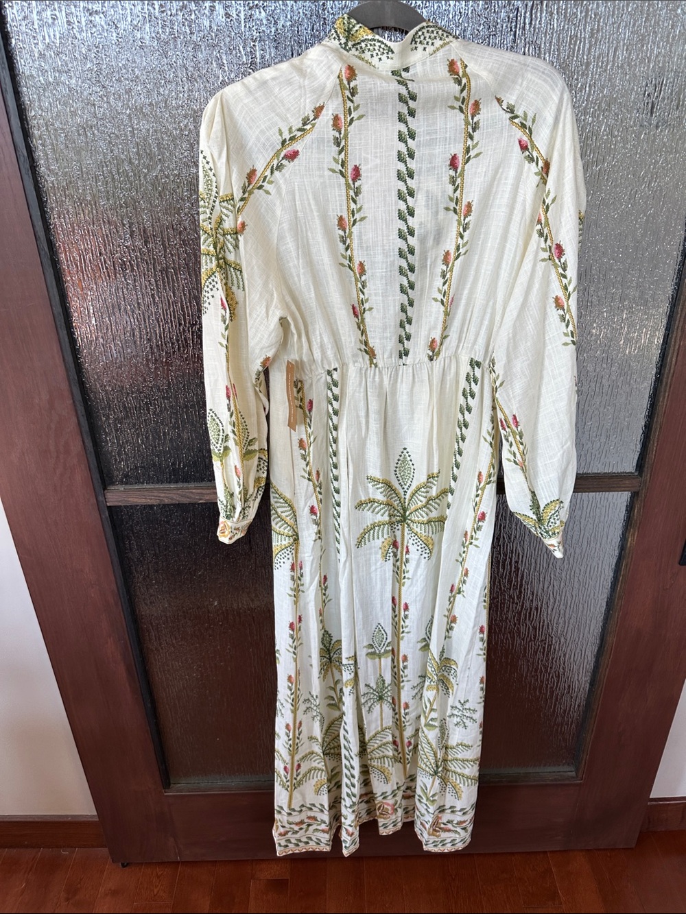 Few Moda ANAYA Raquel Dress Women's White Embroidered Maxi Dress size 8 - Picture 14 of 15